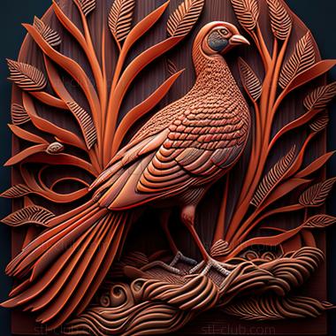 3D model st pheasant (STL)